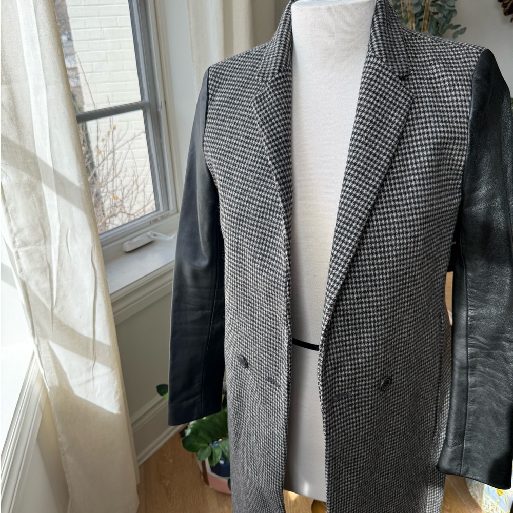 Lambs Leather & Wool Coat